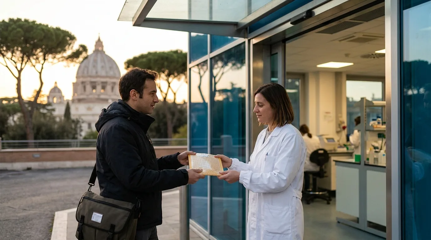 Consegna di un hard disk al laboratorio di recupero dati di Roma in Via Domenico Millelire